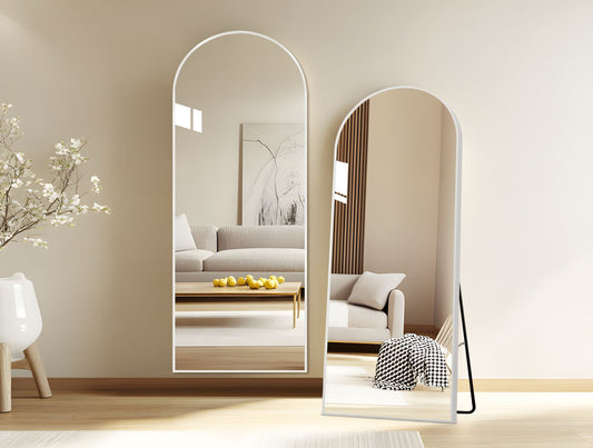Full Length Unbreakable Mirror with Arch Aluminum frame
